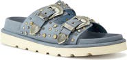 AZALEA WANG Oswald Studded Slide Sandal