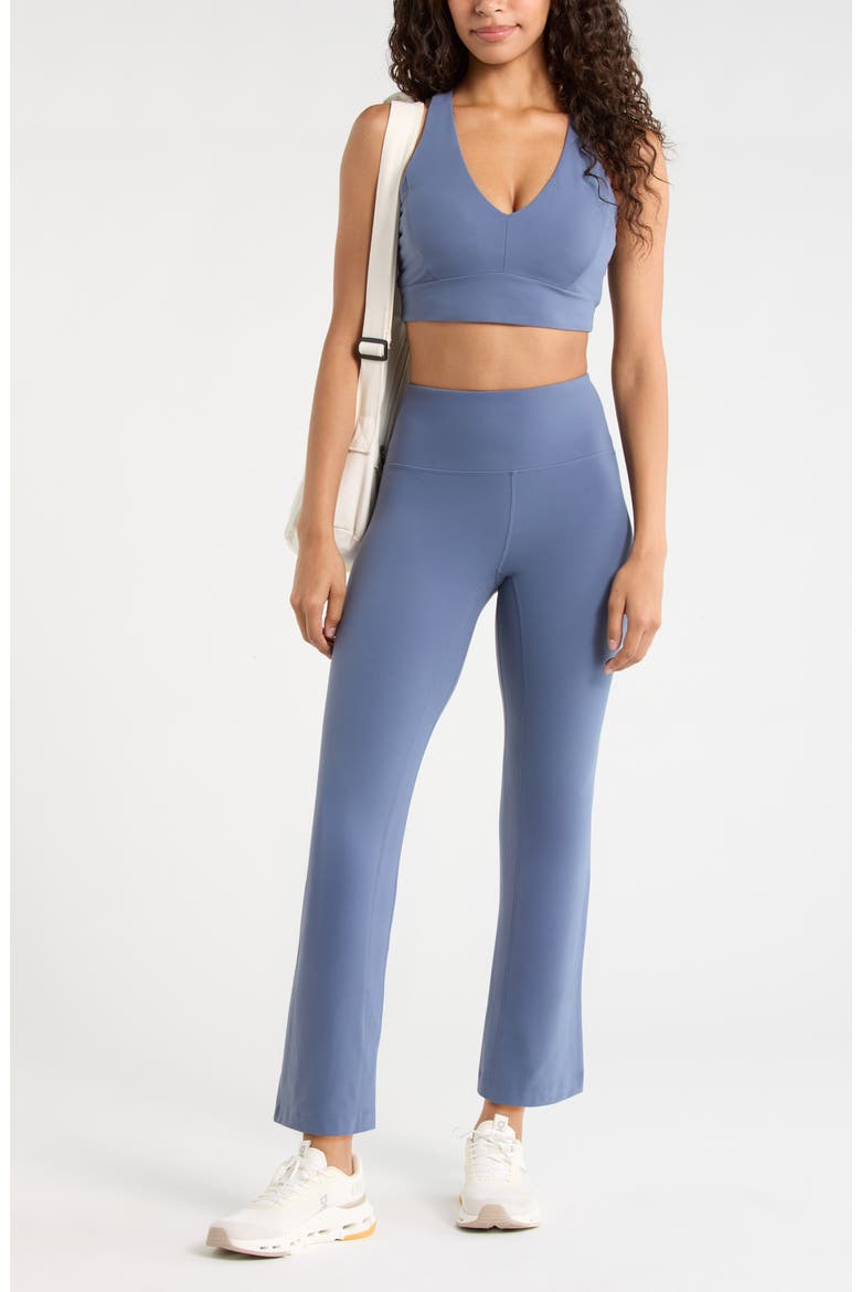 Studio Luxe High Waist Flare Ankle Pants, Alternate, color, BLUE VINTAGE