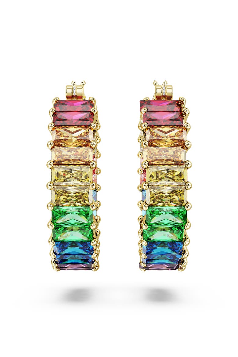 Matrix Pride Hoop Earrings, Alternate, color, MULTICOLORED