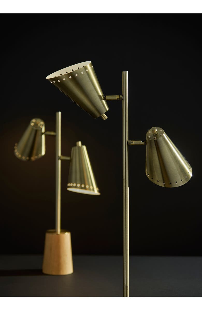 ADESSO LIGHTING Josephine Desk Lamp, Alternate, color, Antique Brass