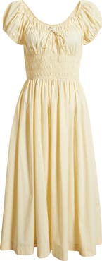 DÔEN Quinn Organic Cotton Poplin Maxi Dress