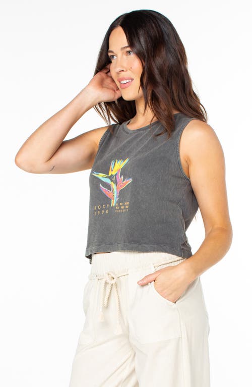 Roxy Tropicool Paradise Wildflower Tank In Black
