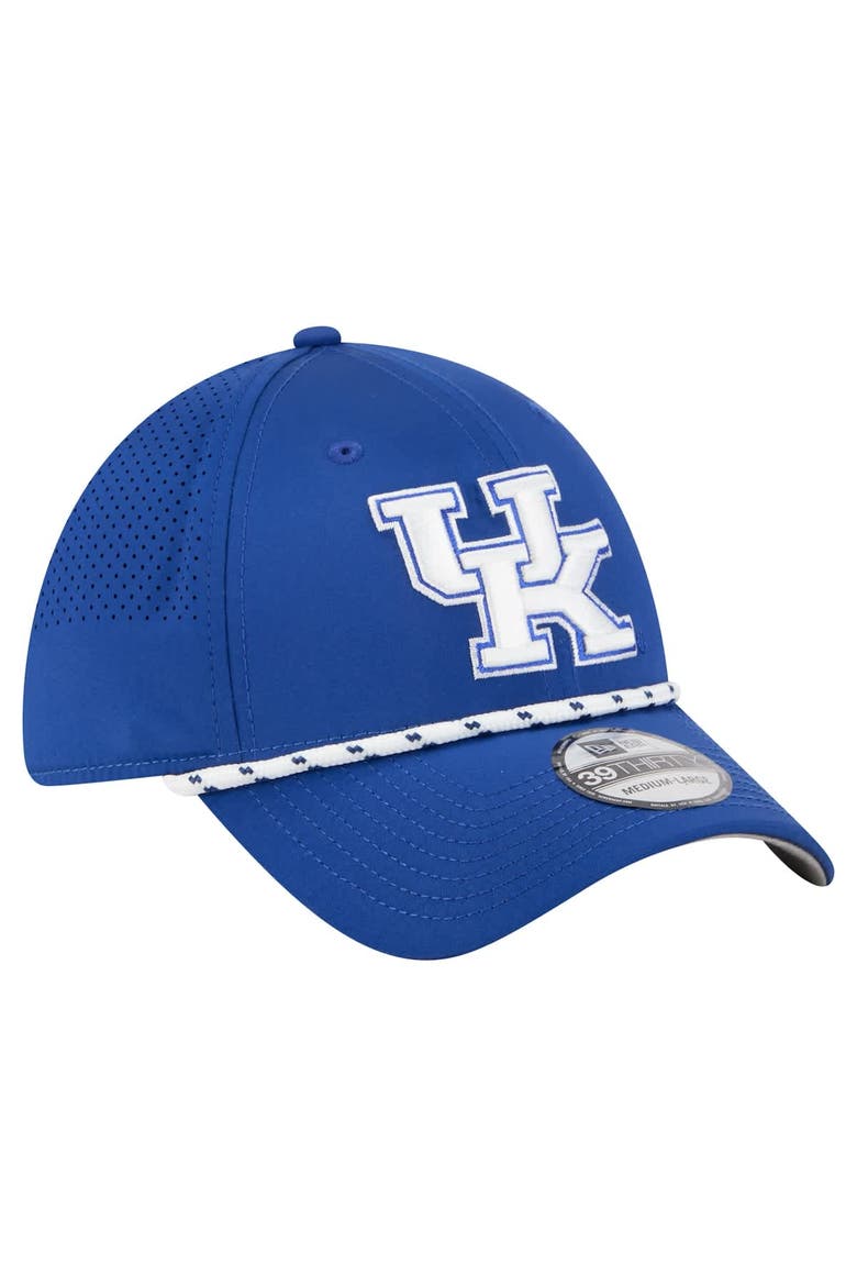 Men's New Era  Royal Kentucky Wildcats Rope 39THIRTY Flex Hat, Alternate, color, Royal