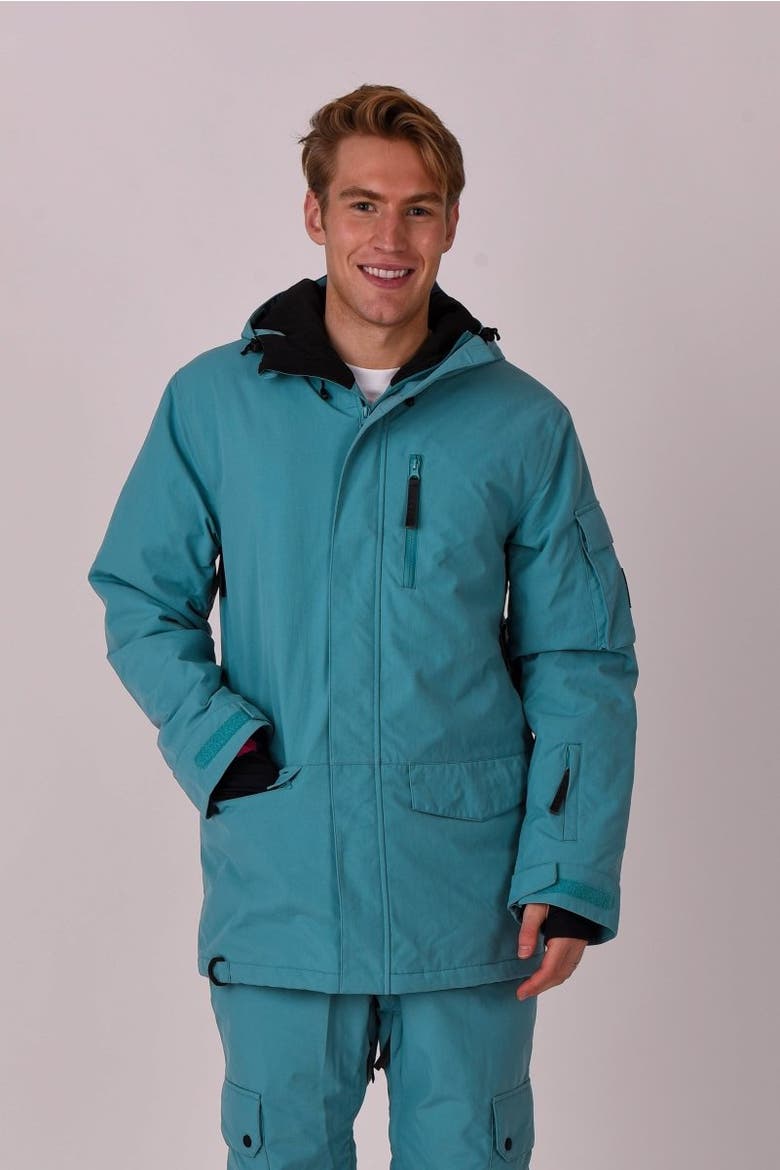 Yeh Man Jacket, Main, color, Teal green