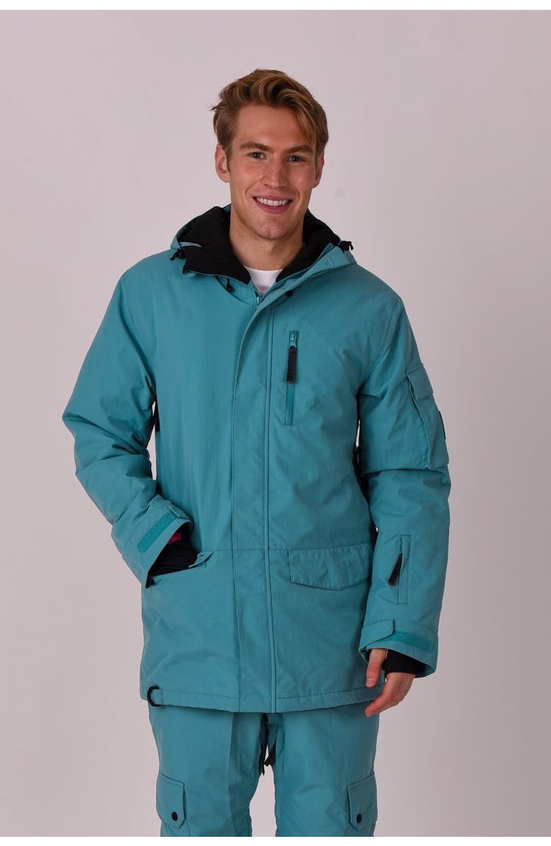 OOSC Yeh Man Jacket, Main, color, Teal Green