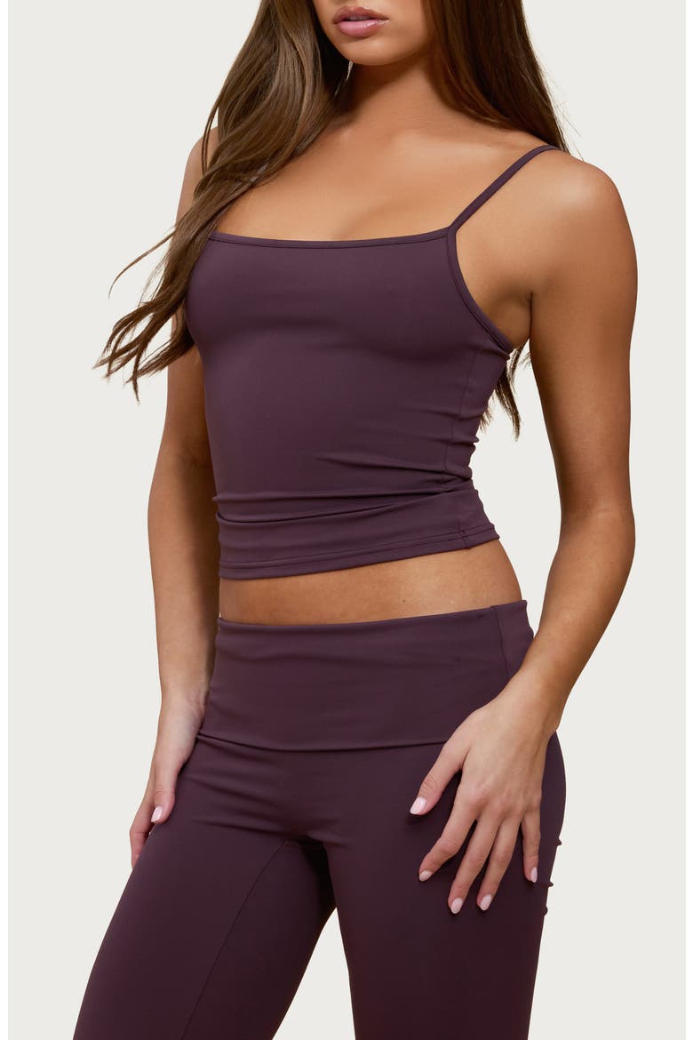 Blonka Crop Camisole, Alternate, color, PLUM