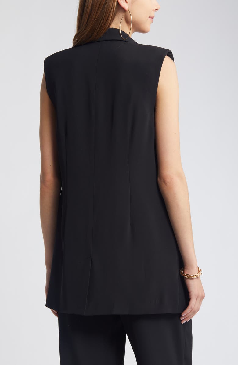 Open Edit Tailored Long Vest, Alternate, color,