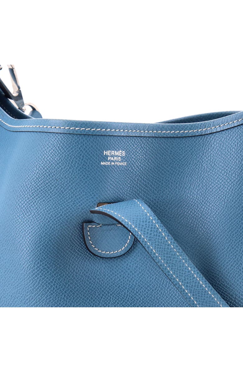 Pre-Owned Hermes Evelyne Bag Gen II Epsom PM, Alternate, color, Bleu Jean