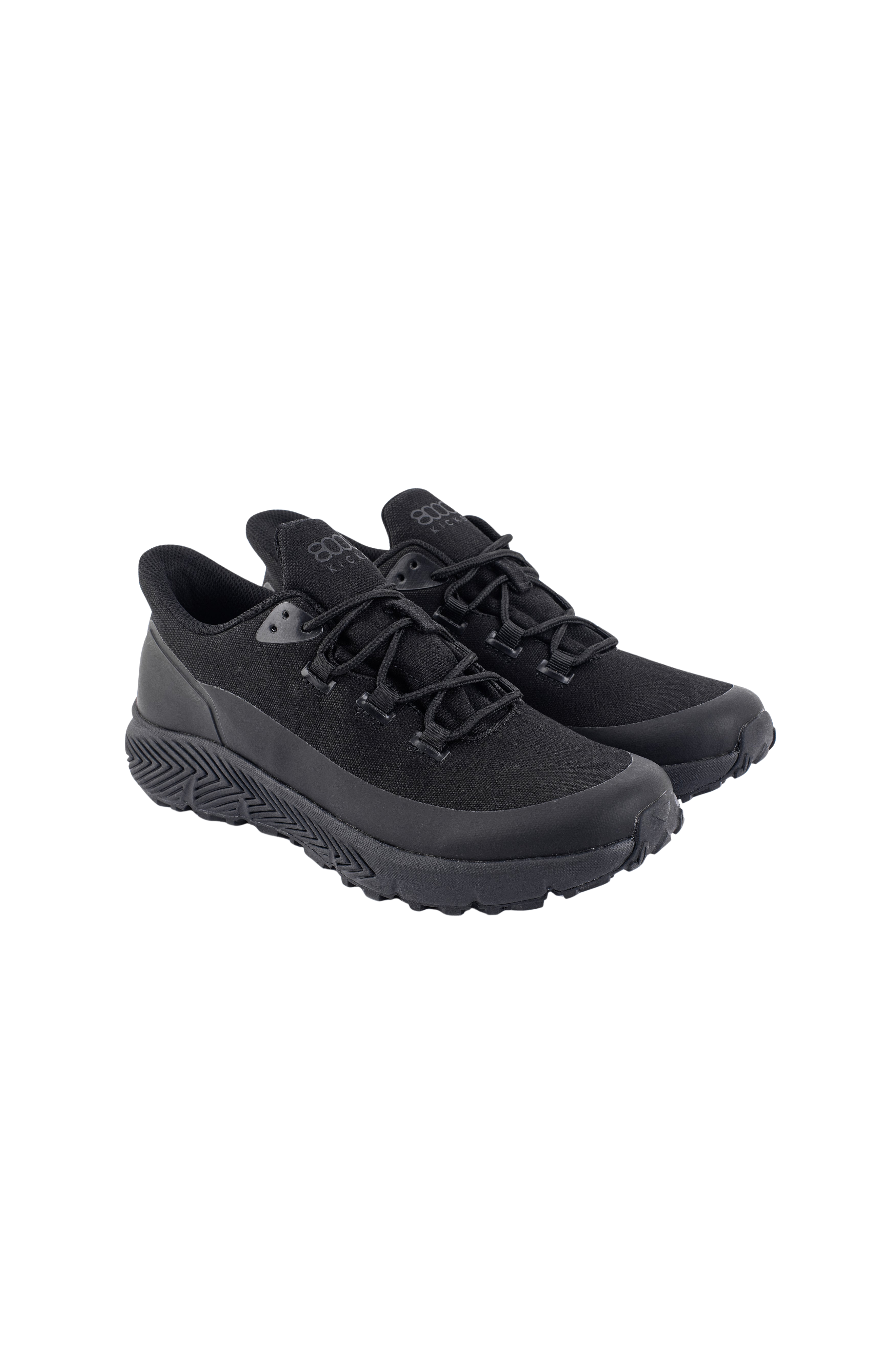 8000Kicks Trekker Ultimate Hemp Sneakers, Main, color, Full Black