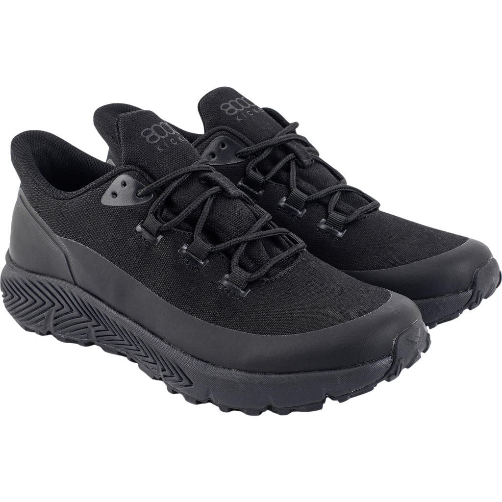 8000kicks Trekker Ultimate Hemp Sneakers In Black