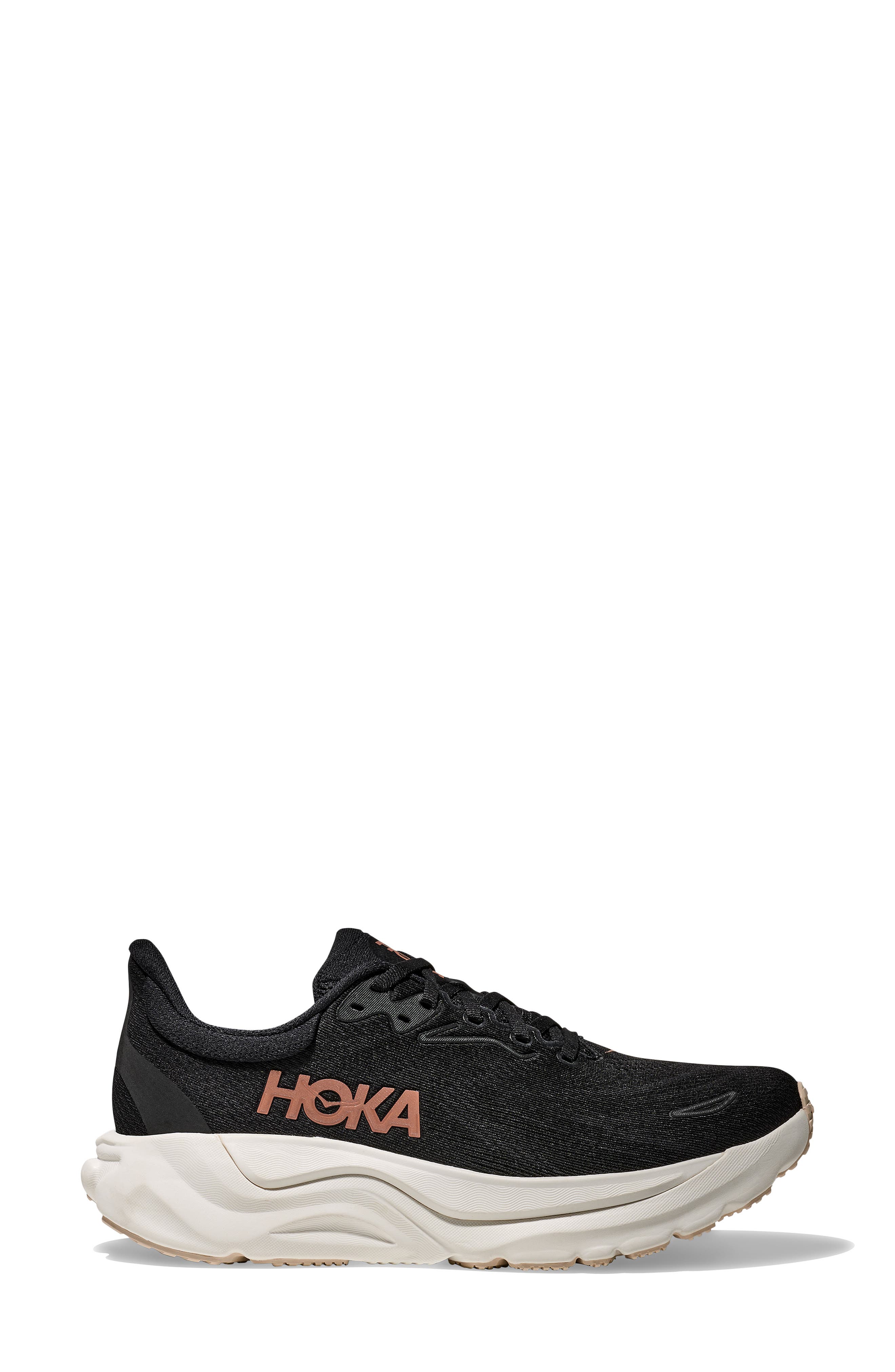 HOKA Arahi 8 Stability Running Shoe, Alternate, color, Black / Rose Gold