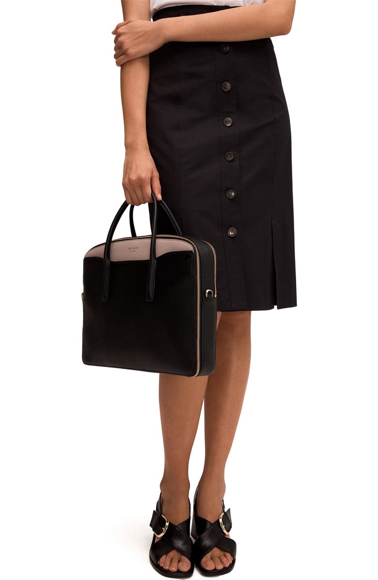Kate Spade New York margaux leather universal laptop bag, Alternate, color,