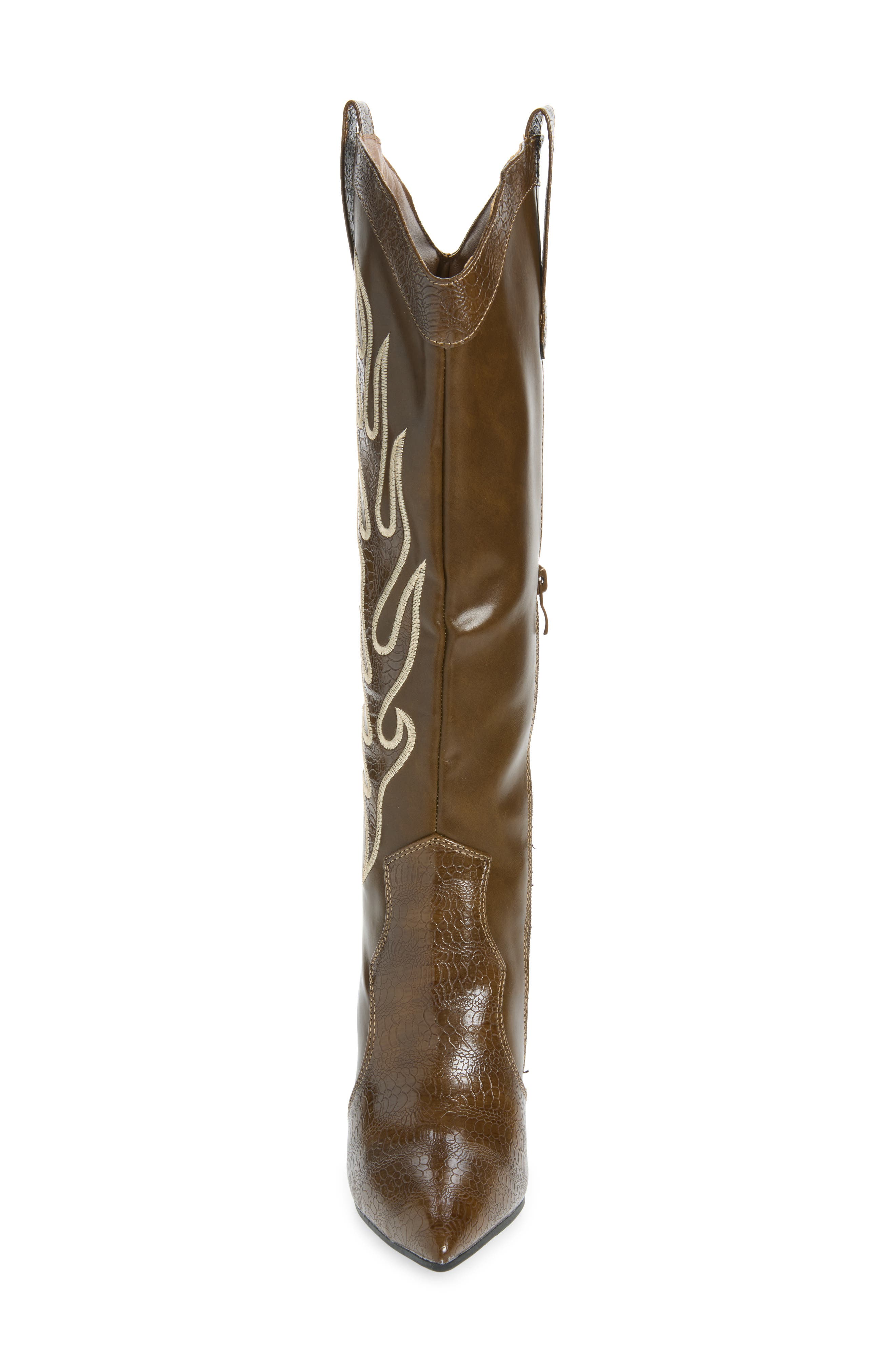 Reyes Western Boot, Alternate, color, BROWN