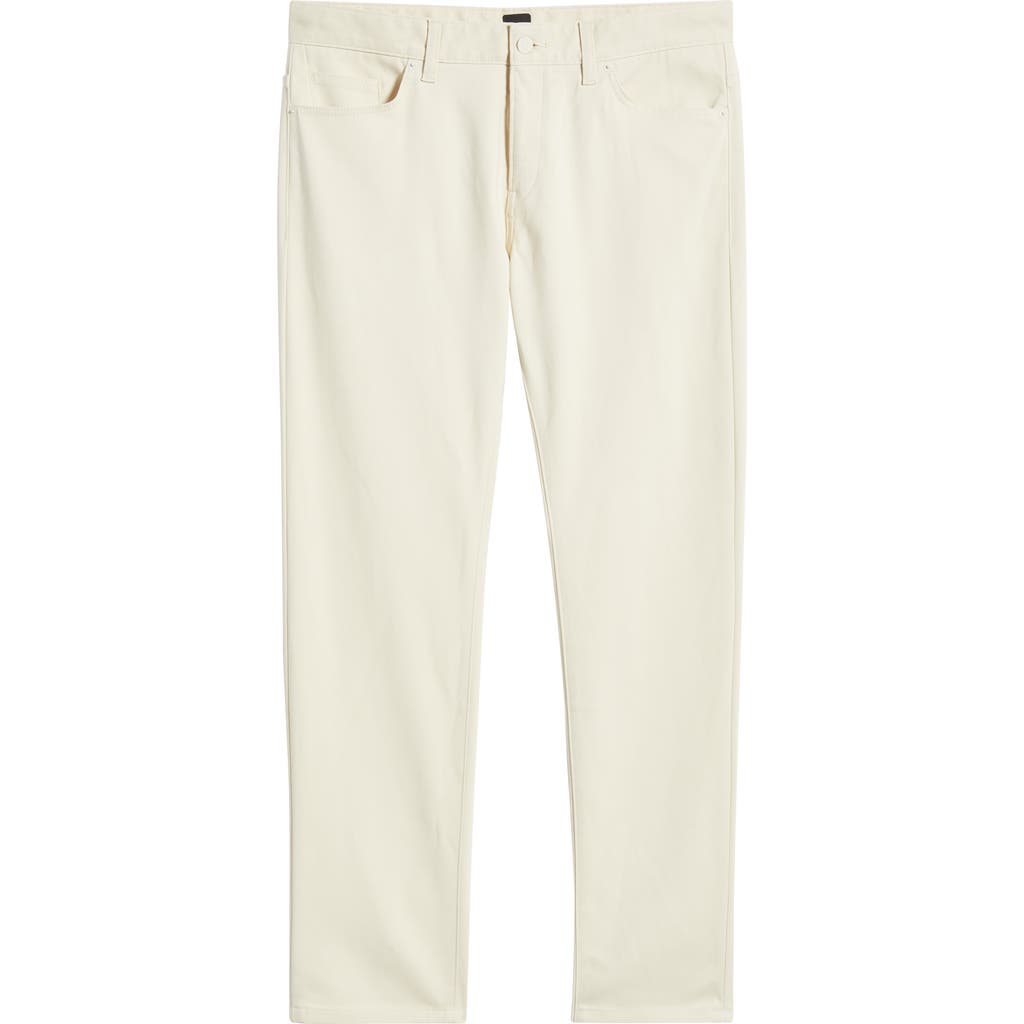Shop Hugo Boss Boss Delaware Modern Slim Straight Leg Jeans In Open White