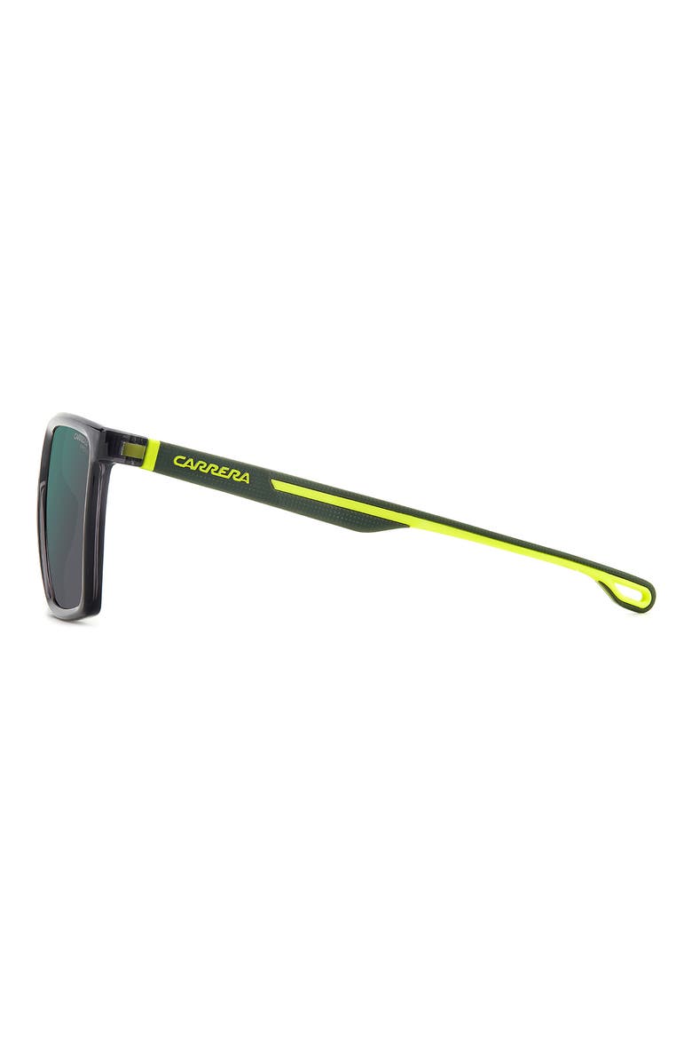 58mm Gradient Shield Sunglasses, Alternate, color, GREY YELLOW