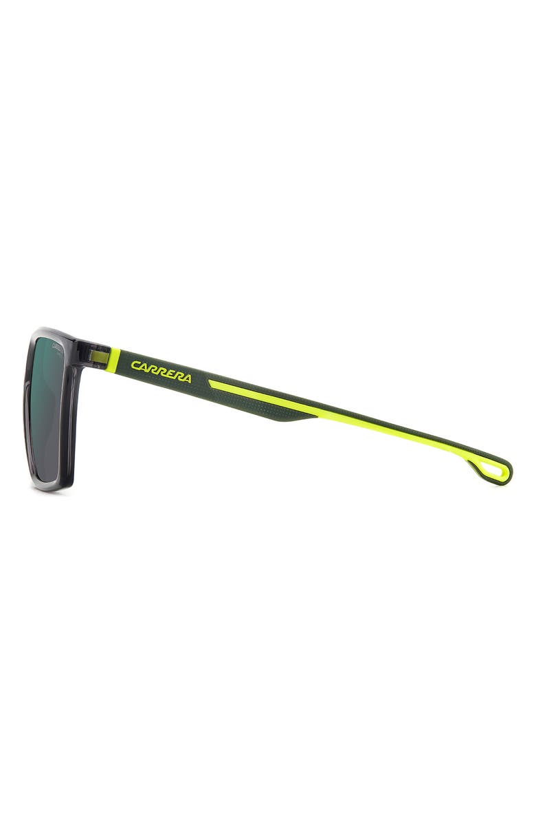 Carrera Eyewear 58mm Gradient Polarized Shield Sunglasses, Alternate, color, Grey Yellow
