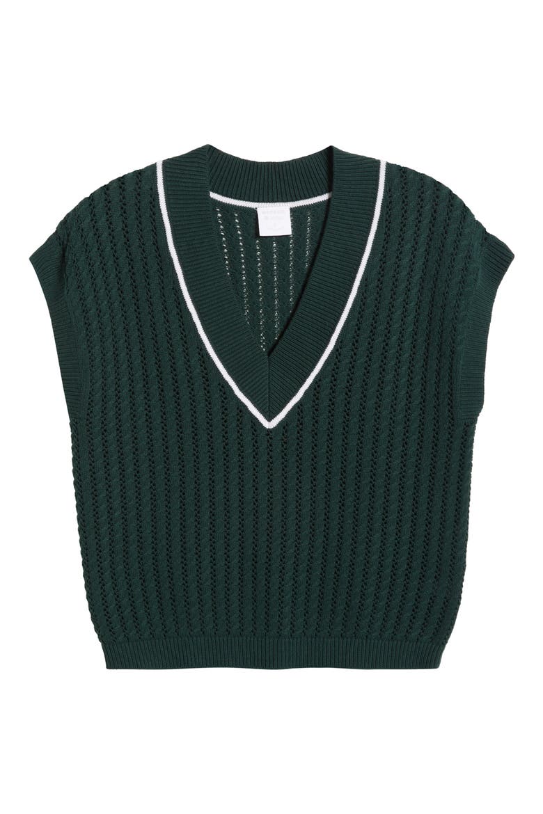 Court Sweater Vest, Alternate, color, GREEN PARK