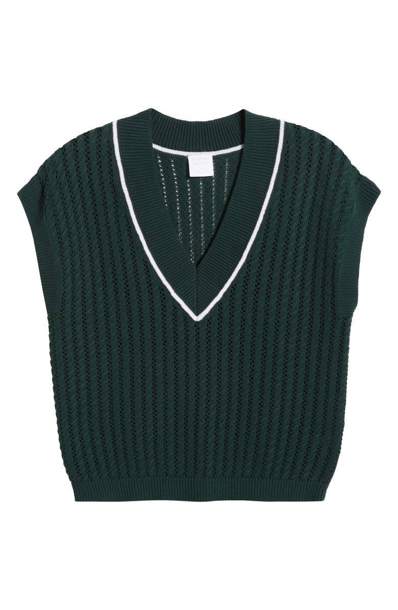 Recess Pickleball x Zella Court Sweater Vest, Alternate, color, Green Park