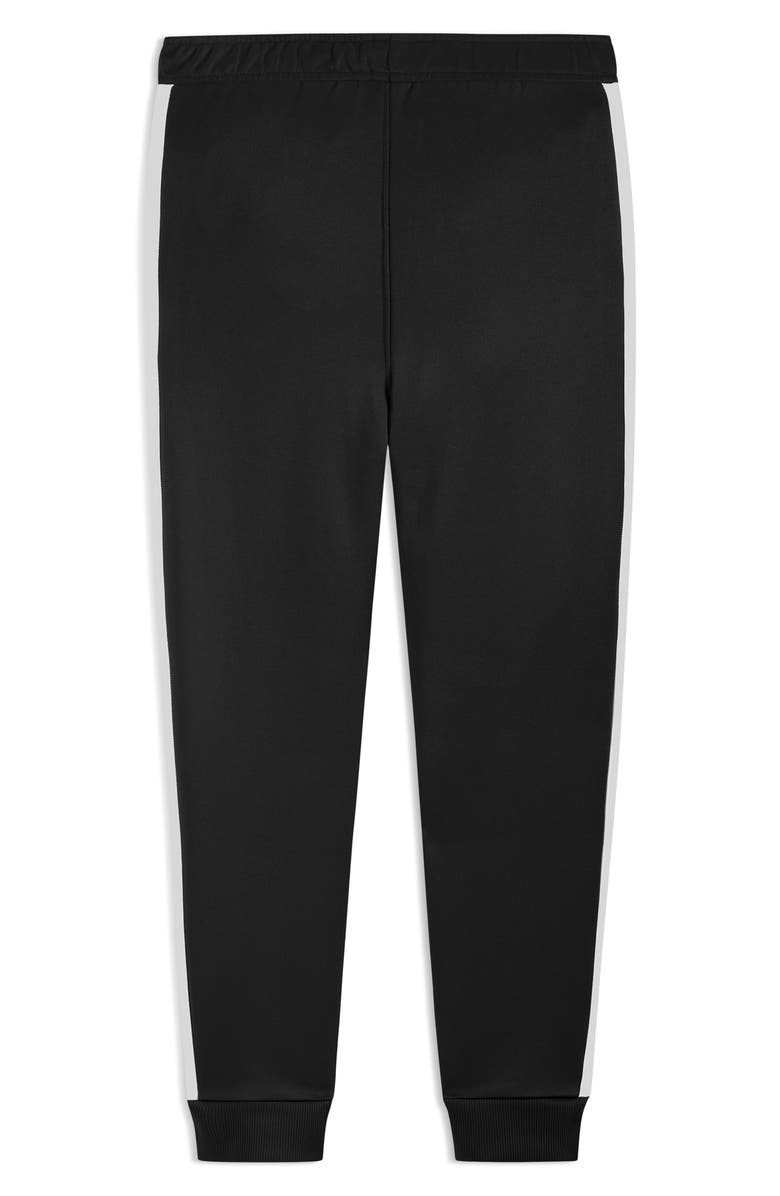PUMA Kids' T7 Foundations Slim Piqué Track Pants, Alternate, color, Black