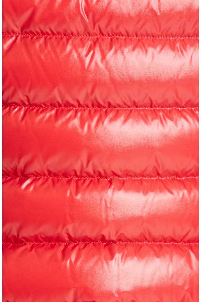Ghany Water Resistant Down Puffer Vest, Alternate, color, RED