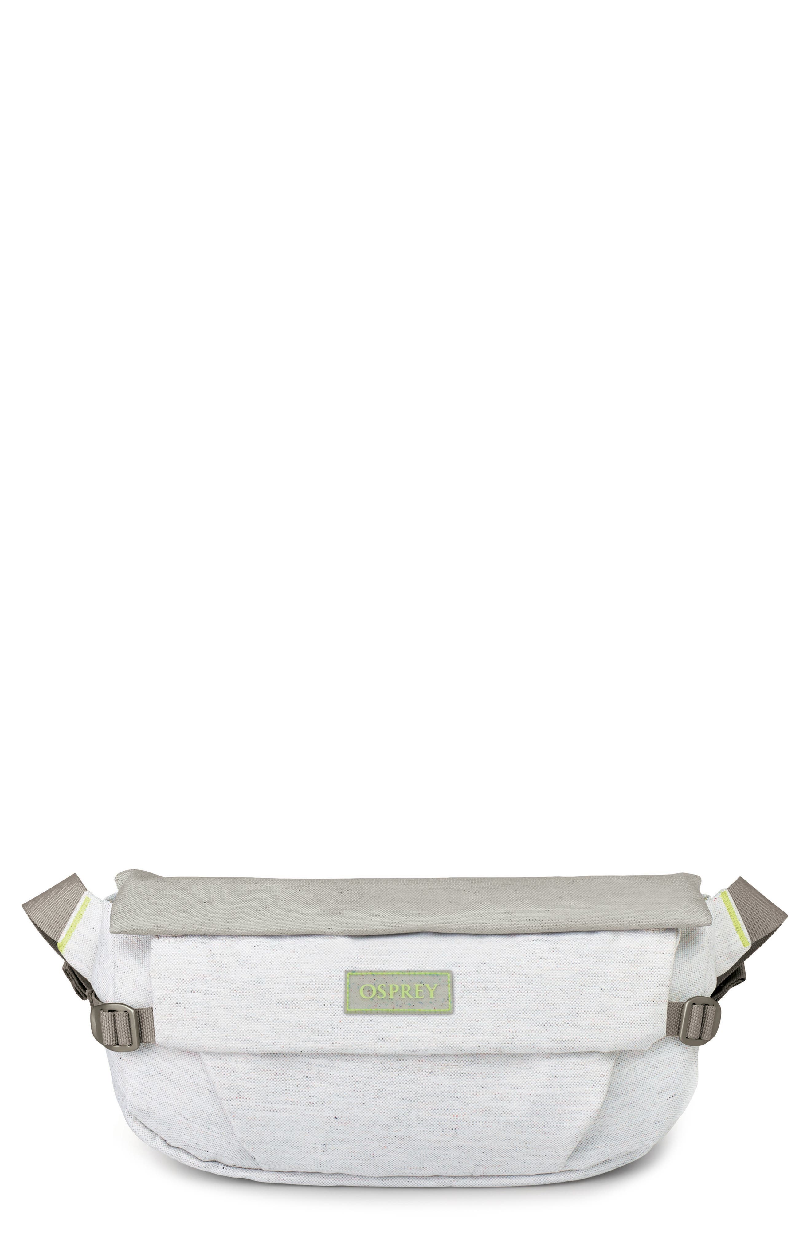 Osprey Arcane Water Repellent Hip Bag, Main, color, Pediment Grey Block