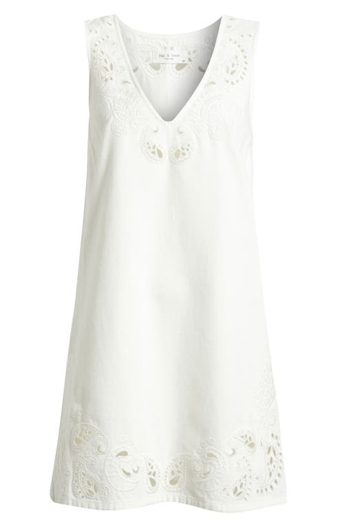 Rag & Bone Belle Eyelet Sleeveless Minidress
