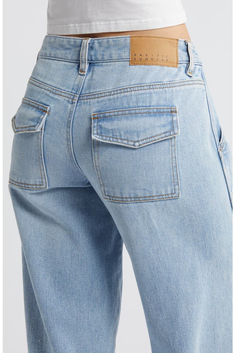 Low Rise Baggy Carpenter Jeans, Alternate, color, EBBY