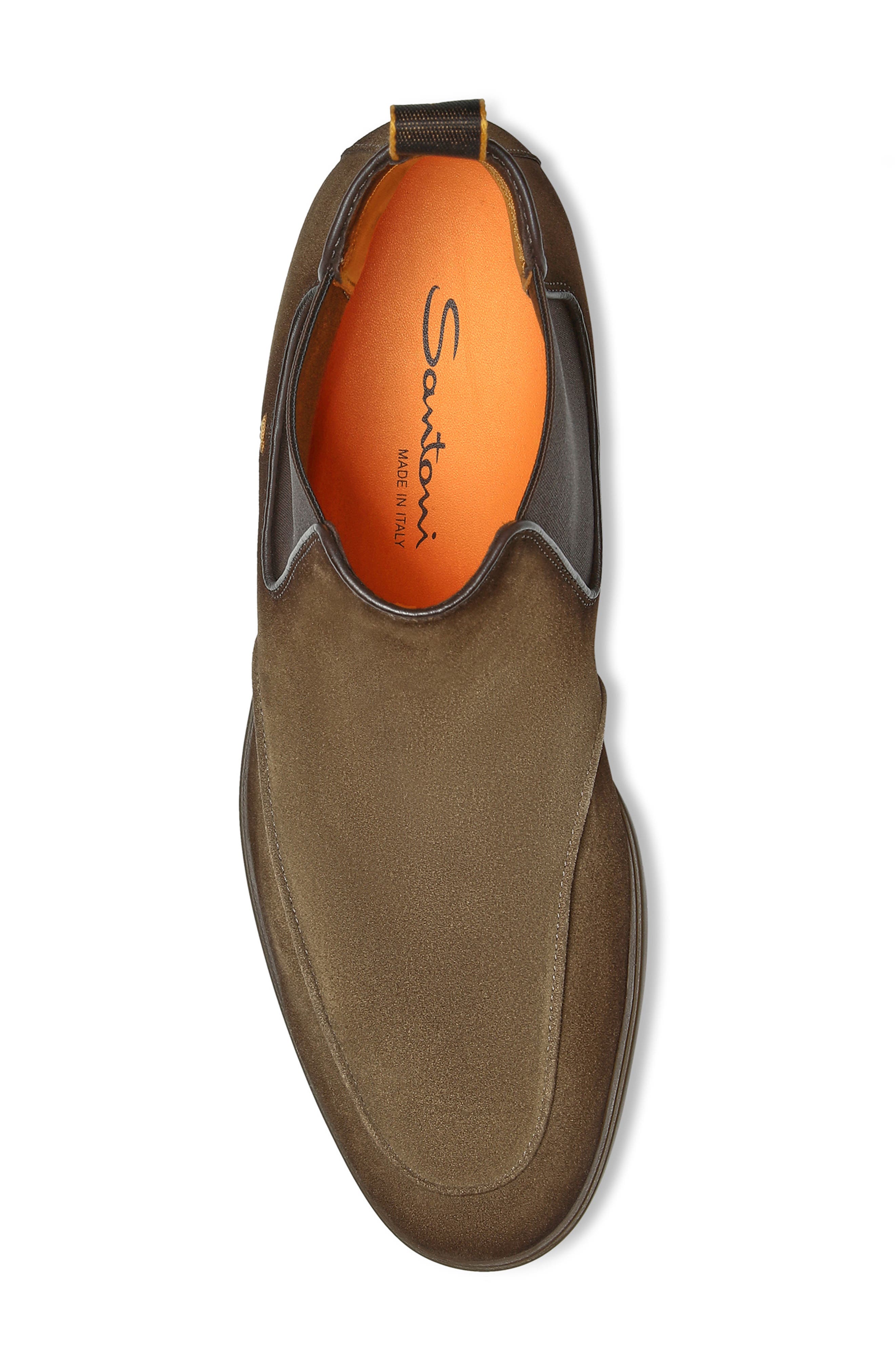 Santoni Claw Chelsea Boot, Alternate, color, Brown