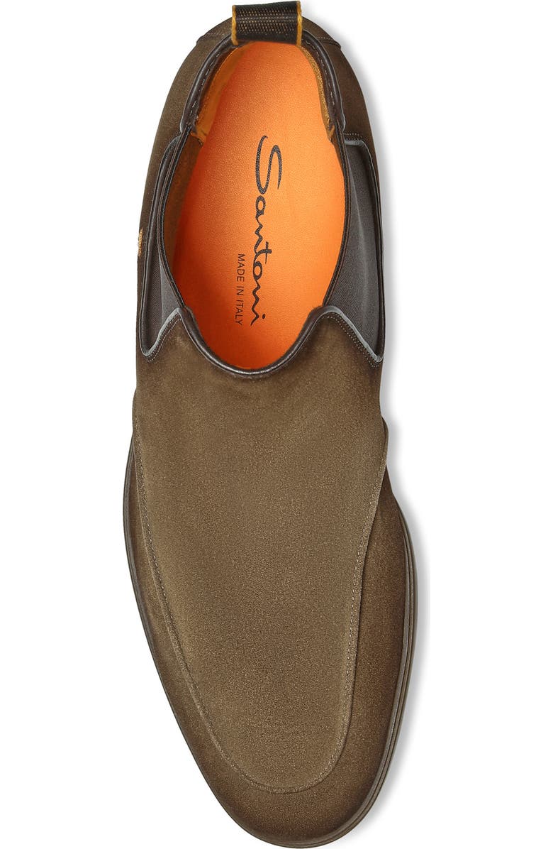 Santoni Claw Chelsea Boot, Alternate, color, Brown