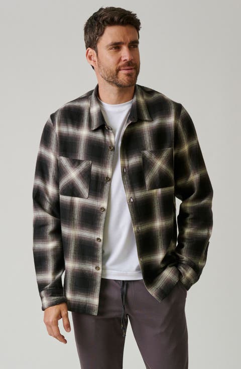 Wolf Flannel Button Up