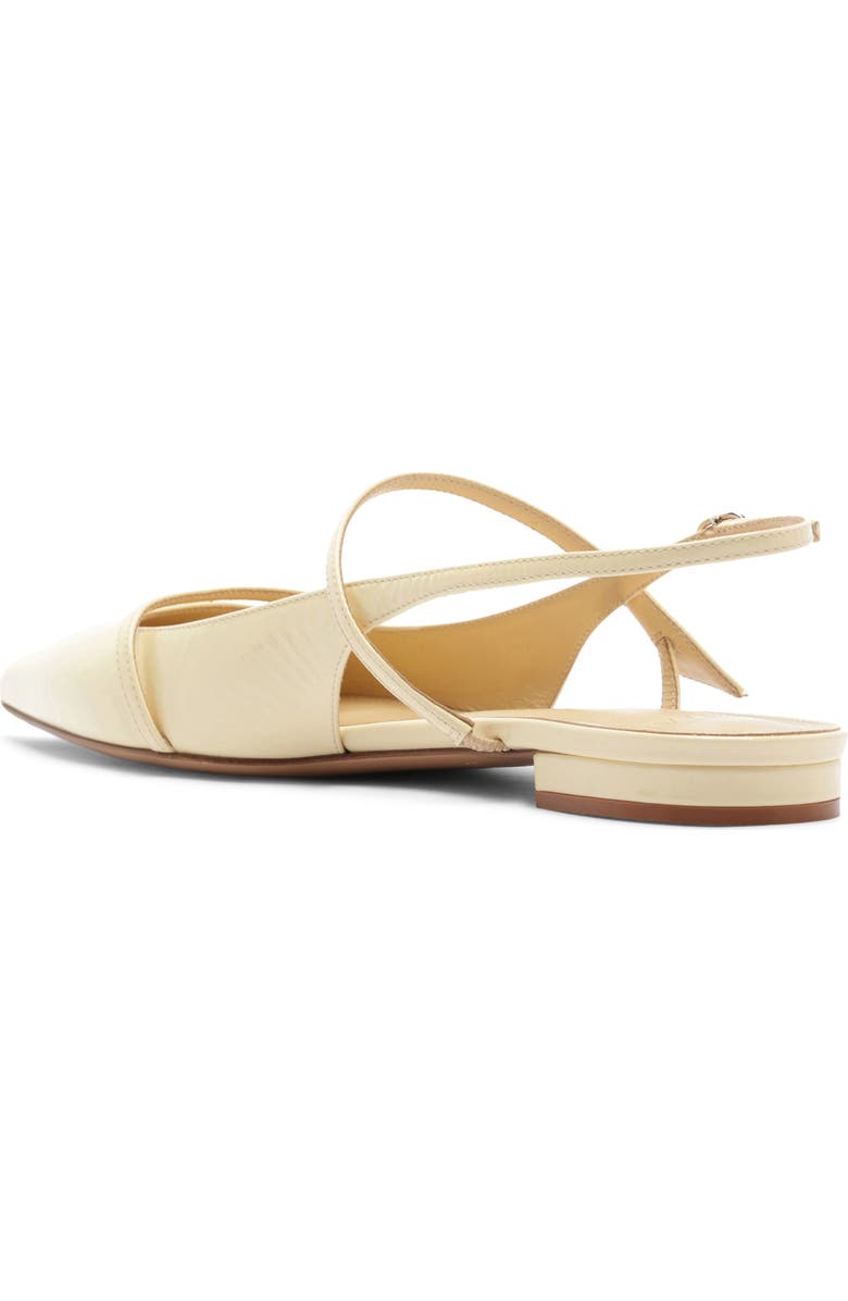 Alexandre Birman Tita Pointed Toe Slingback Flat, Alternate, color, Creamy