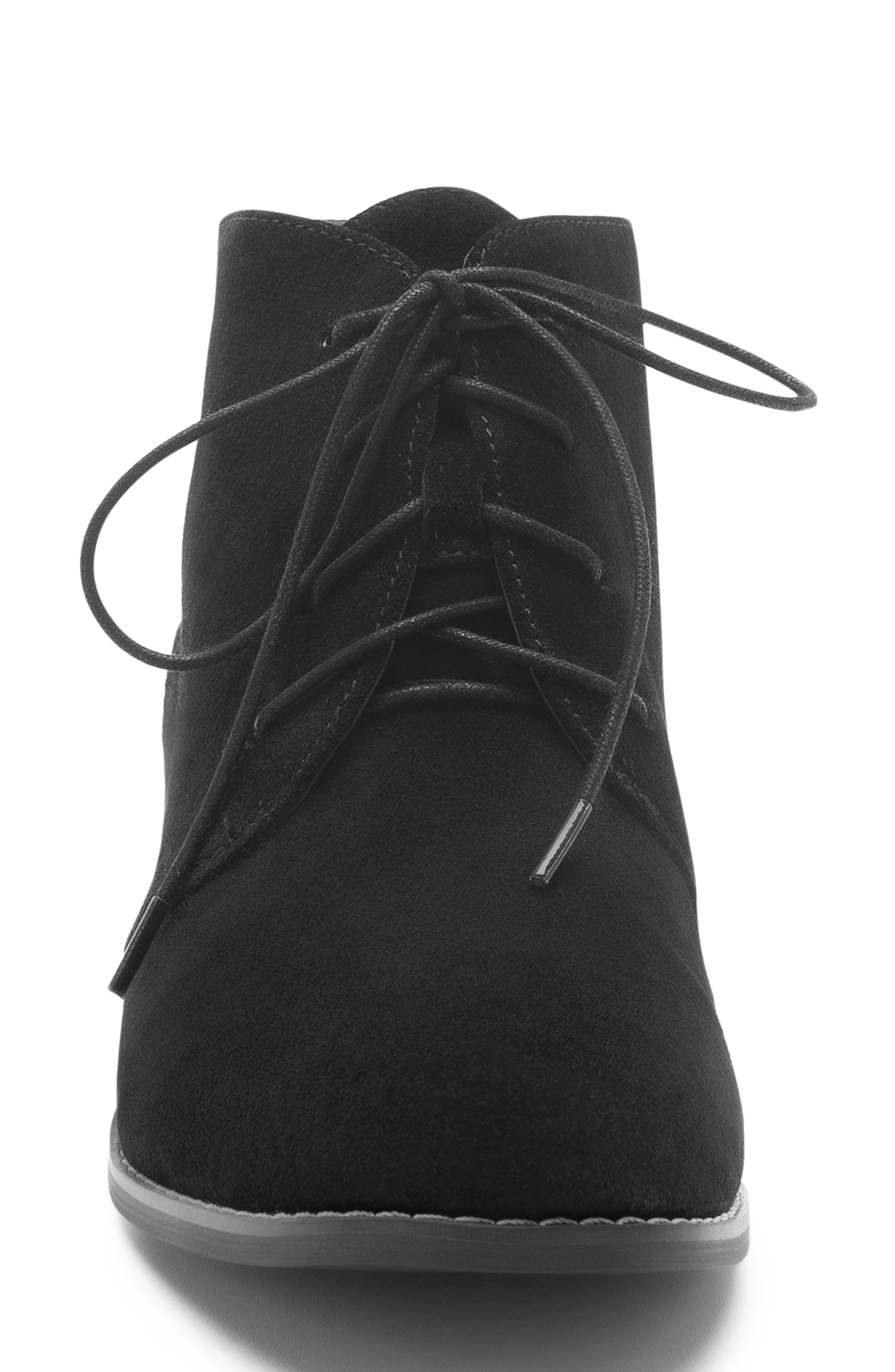 Rayann Waterproof Desert Boot, Alternate, color, BLACK SUEDE