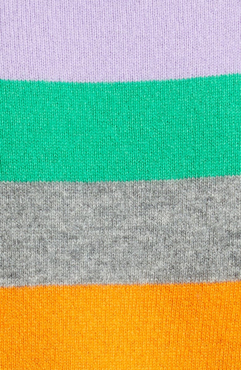 JUMPER 1234 Multistripe Crewneck Cashmere Sweater, Alternate, color,