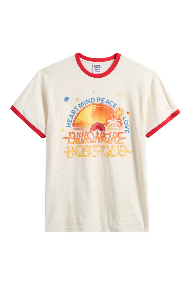 BB Record Ringer Graphic T-Shirt, Alternate, color, GARDENIA