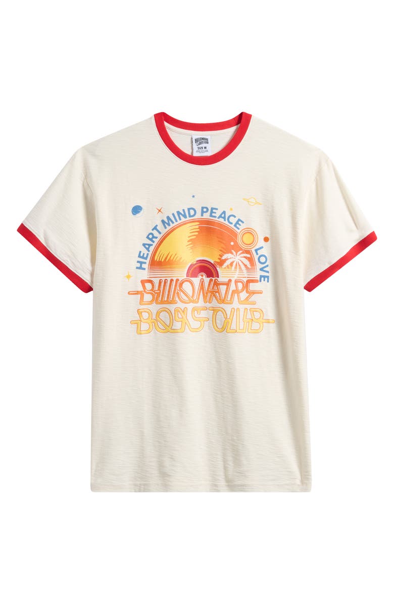 Billionaire Boys Club BB Record Ringer Graphic T-Shirt, Alternate, color, Gardenia
