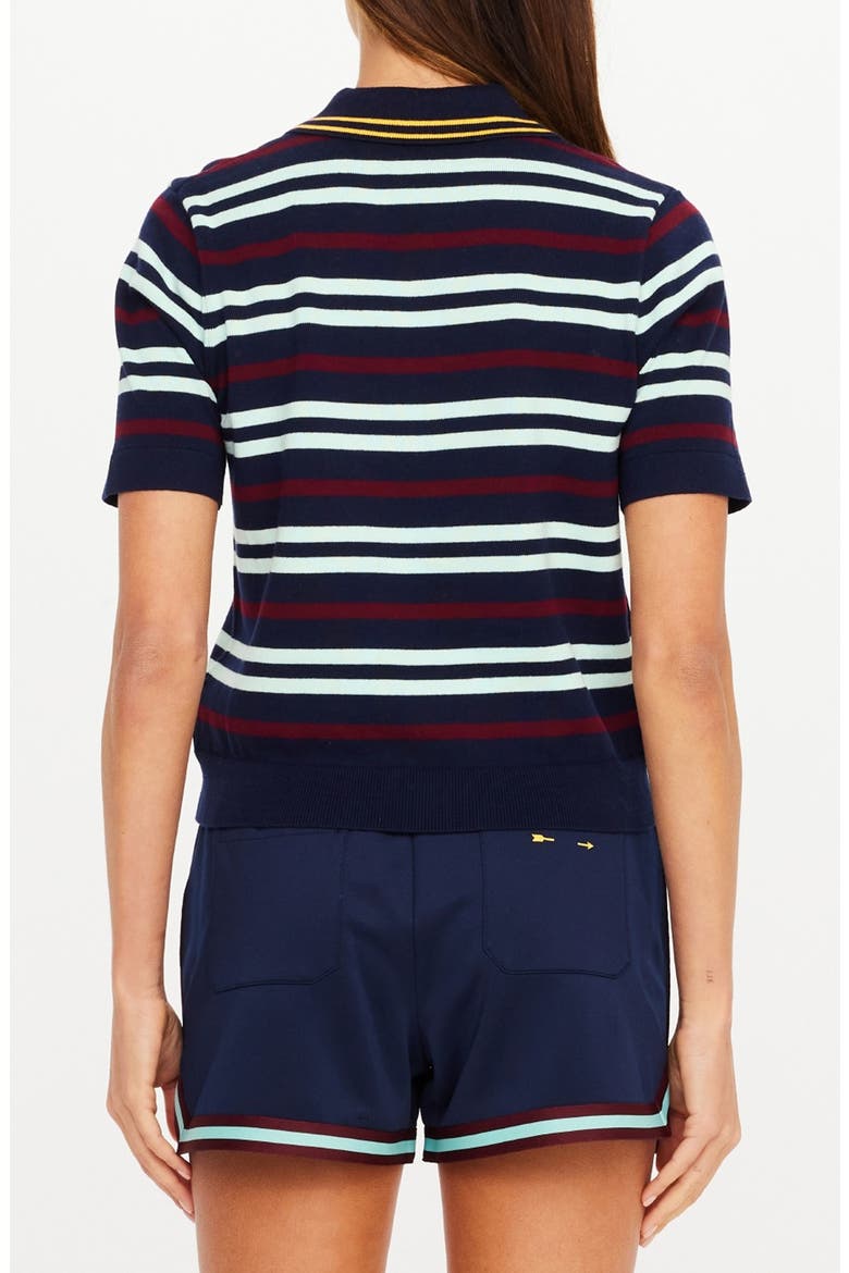 Archie Stripe Knit Polo, Alternate, color, STRIPE