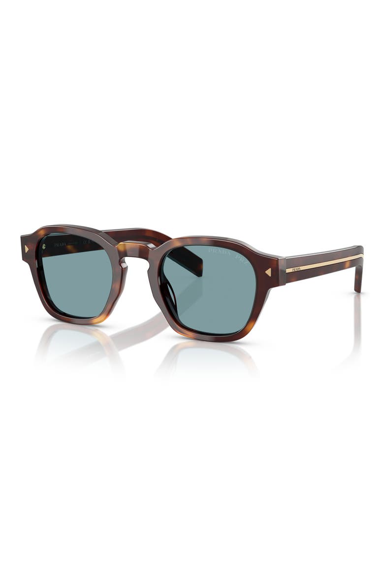 53mm Polarized Phantos Sunglasses, Alternate, color, GREEN TORTOISE