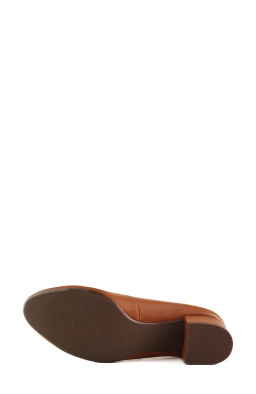Marc Joseph New York Broad Street Patent Leather Pump In Brown