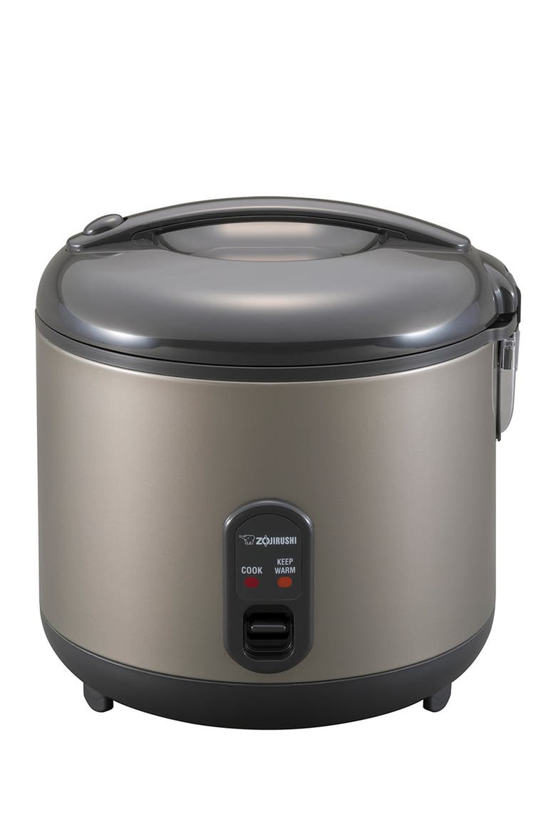 Metallic Gray Rice Cooker And Warmer, Main, color, METALLIC GRAY
