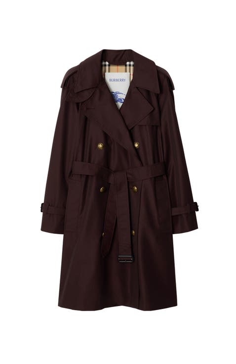 Mid-length Gabardine Castleford Trench Coat
