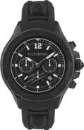 PLEIN SPORT Warrior Tech Silicone Strap Watch, 47mm