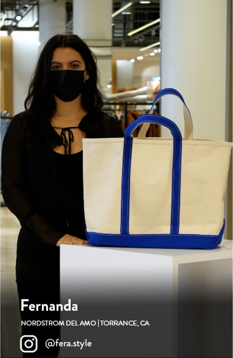 Boat & Tote Cotton Canvas Bag, sales video thumbnail