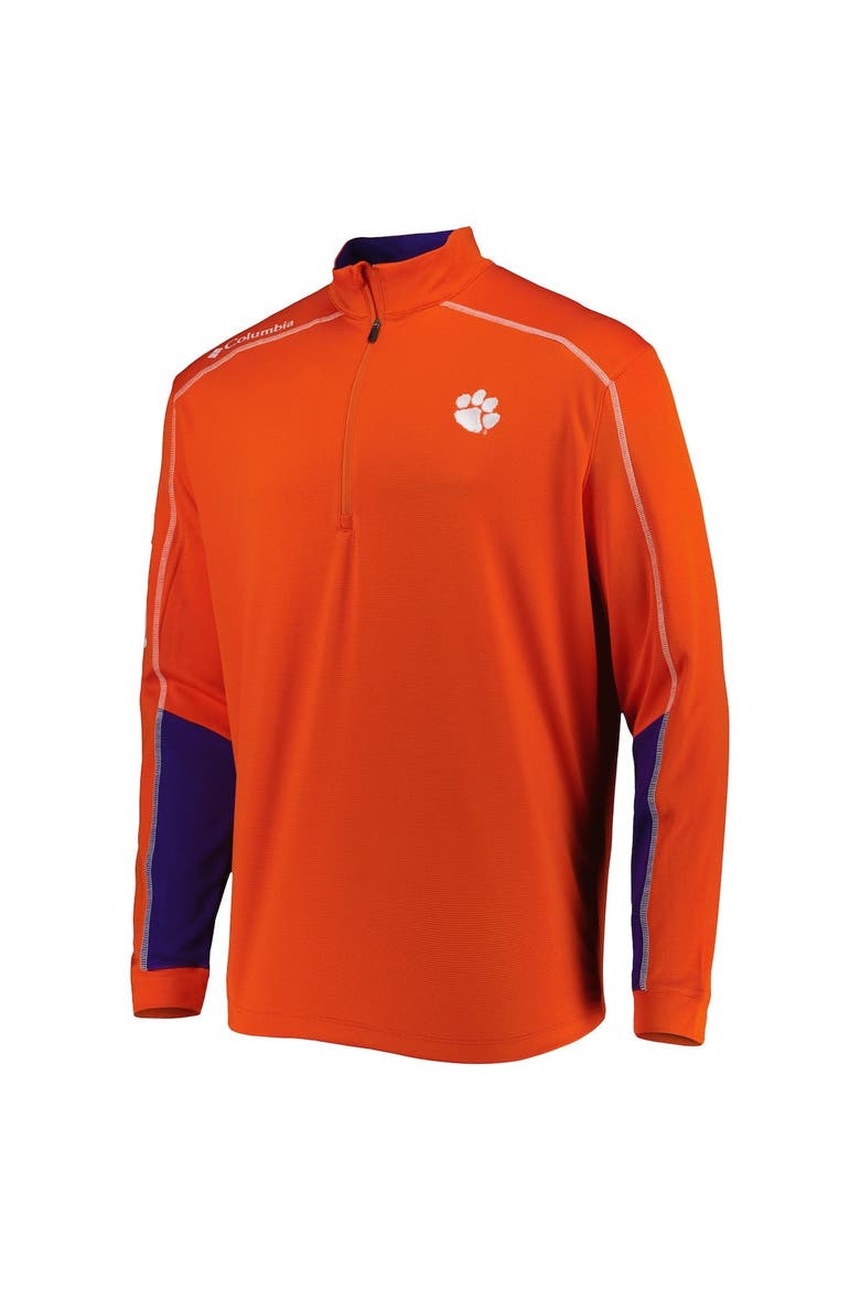 Men's Columbia Orange Clemson Tigers Shotgun 2.0 Omni-Wick Quarter-Zip Jacket, Alternate, color, Orange