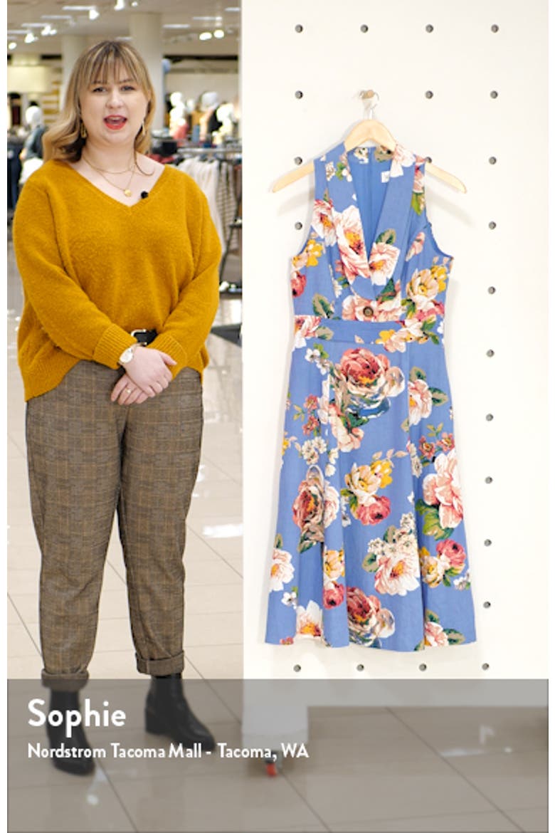 Floral Linen Blend Sundress video