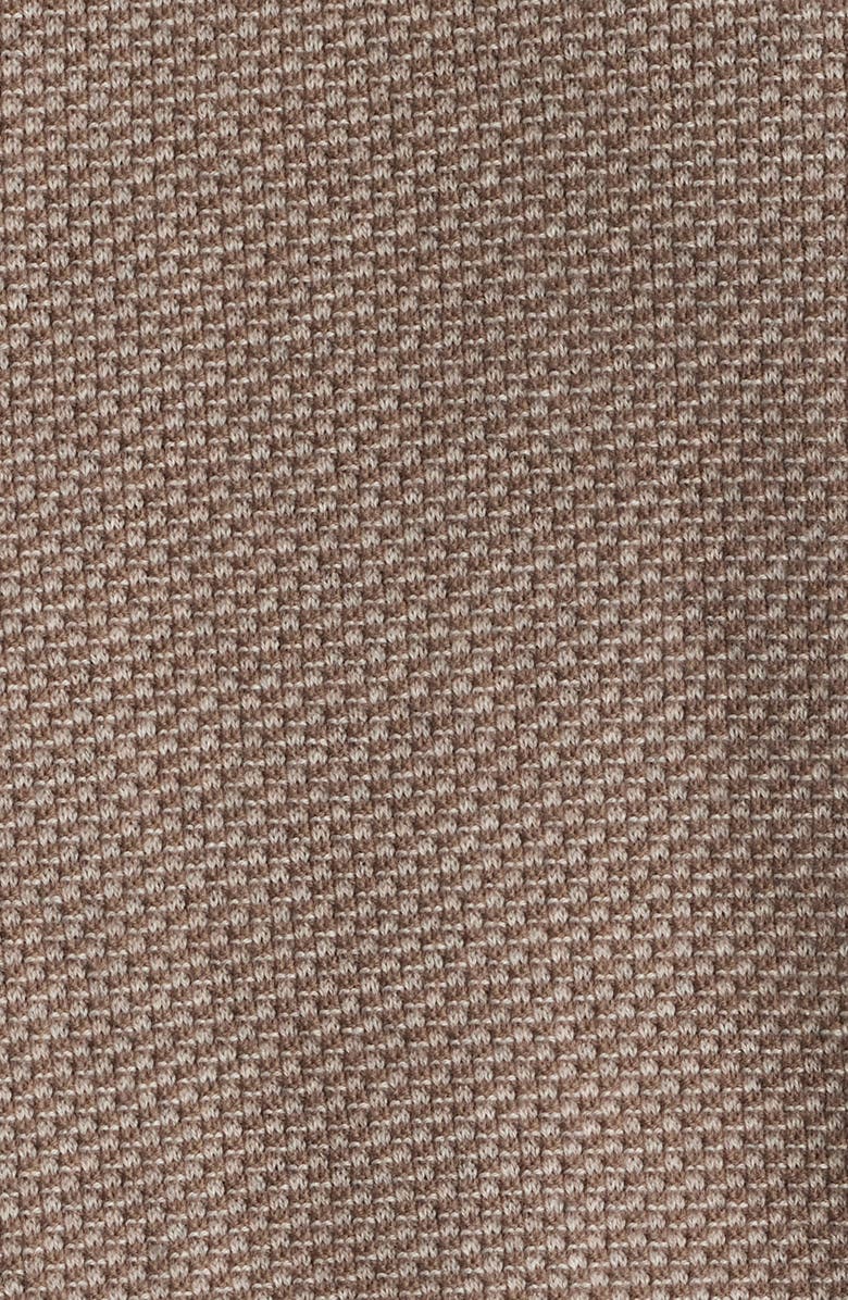 Canali Cotton Crewneck Sweater, Alternate, color, Brown