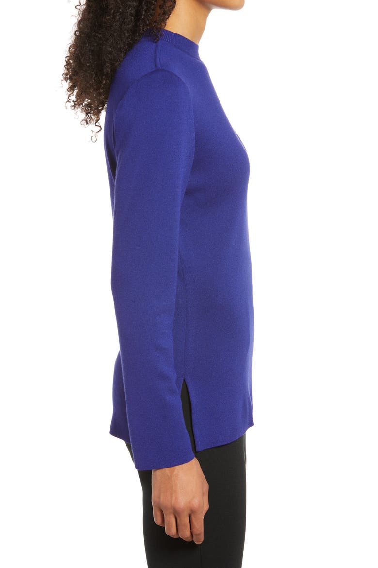 Long Sleeve Knit Tunic, Alternate, color, LUNAR BLUE