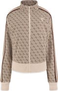 GUESS Jean Logo Full Zip Sweatshirt