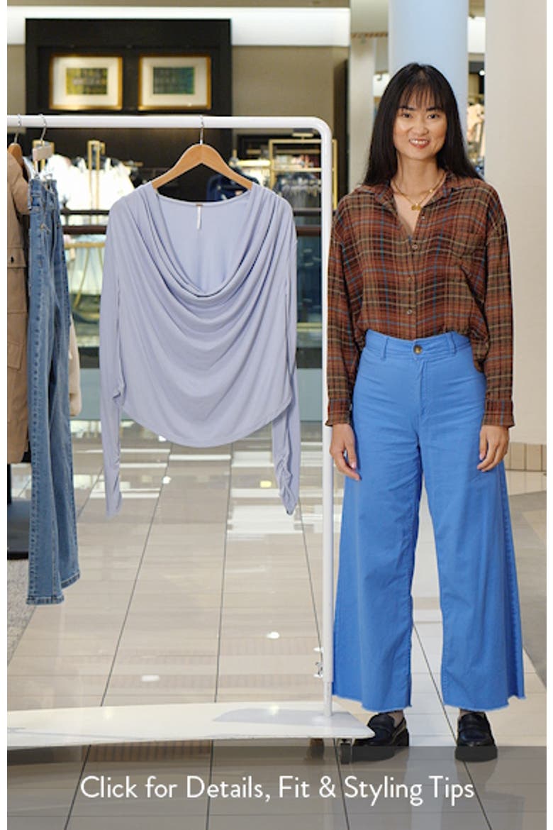 Jane Cowl Neck Long Sleeve Top video