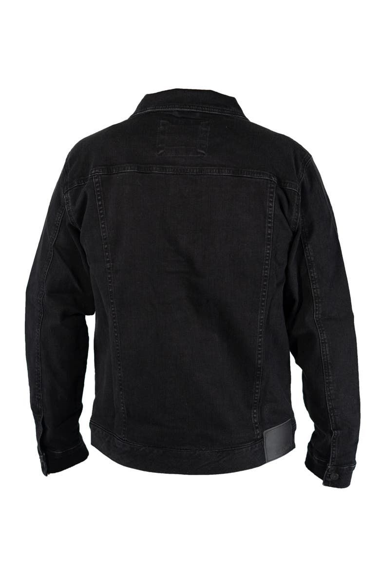 Jack Of Spades Denim Jacket, Alternate, color, Jet Black