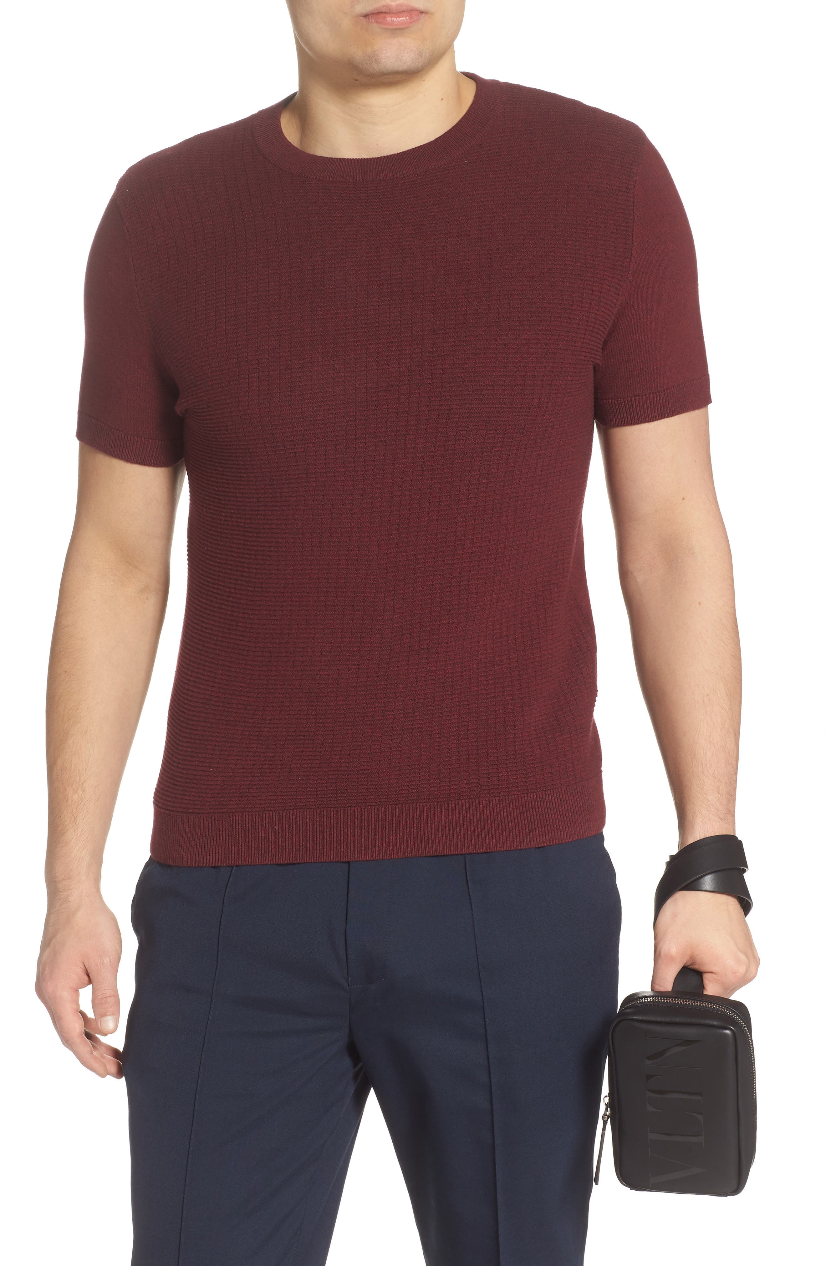 Valentino Garavani Valentino Logo Shoulder Pouch, Alternate, color, 